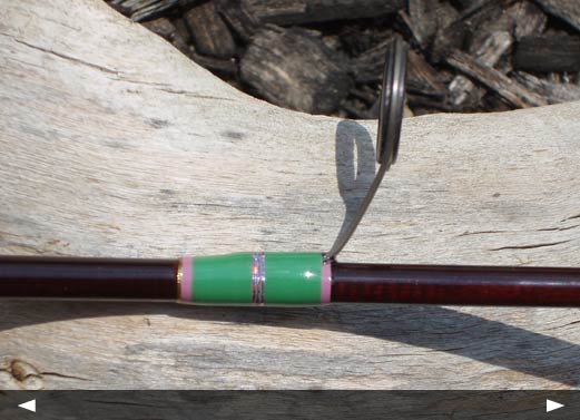 green and pink guide wrap